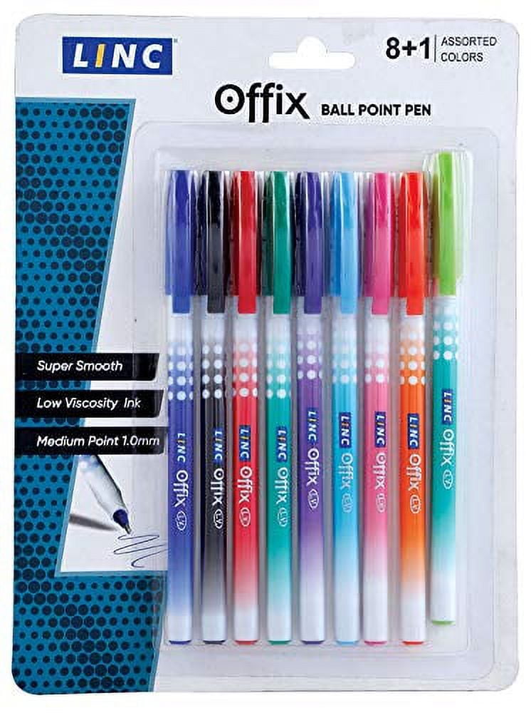 Buy Linc Offix Smooth Ball Point Pen, 1.00mm Tip, 50-Count, Blue