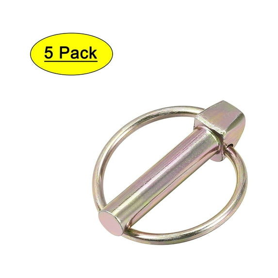 Linch Pin with Ring 9.5mm x 45mm Trailer Pins Assortment Kit for Boat Kayak Canoe Trailer Trolley Horsebox 5Pcs