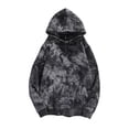thumbnail image 1 of Lincoa Mens Fall Hoodie Pullover Novelty Color Block Long Sleeve Mens Work Clothing,Black,L, 1 of 2