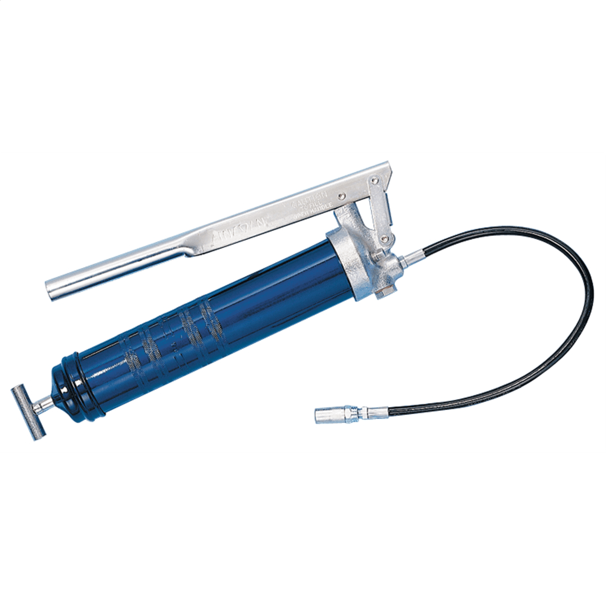 Lincoln 1147 Lever-Action Manual Grease Gun with 18-inch Whip Hose and Coupler