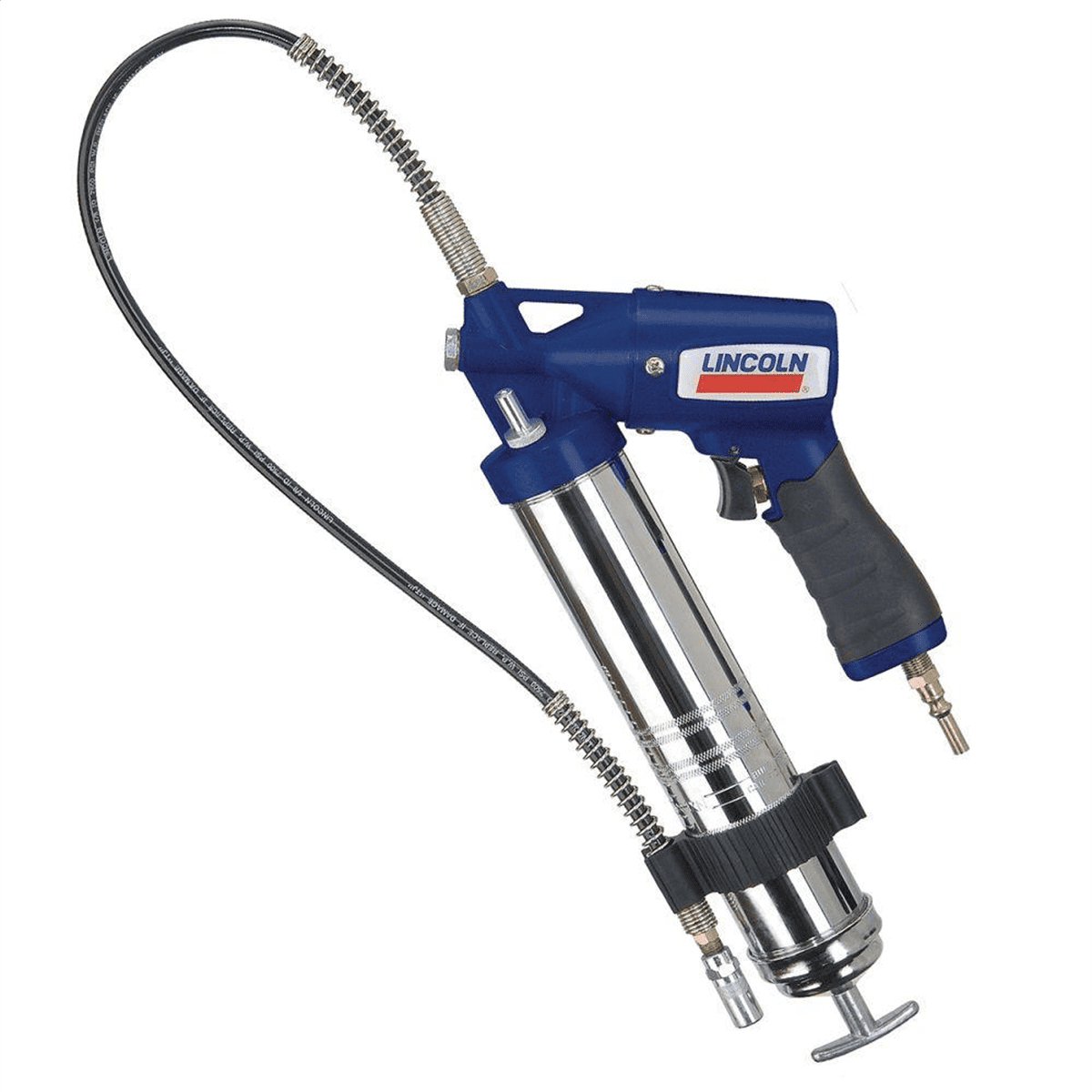 Lincoln 1162 Fully Automatic Heavy Duty Pneumatic Grease Gun, Air-Operated, Variable Speed Trigger, 30 Inch High-Pressure Hose, Combination Filler Coupler/Air Bleeder Valve Sansujyuku sansujyuku.com