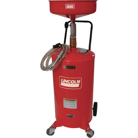 Lincoln 3601 Pneumatic 18 Gallon Pressurized Fluid Drain and Evacuation Tank