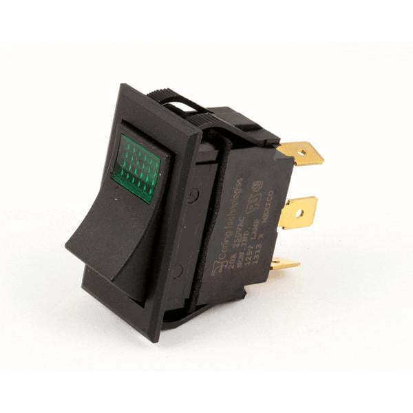 Lincoln 369805 Rocker Switch; Green Lighted