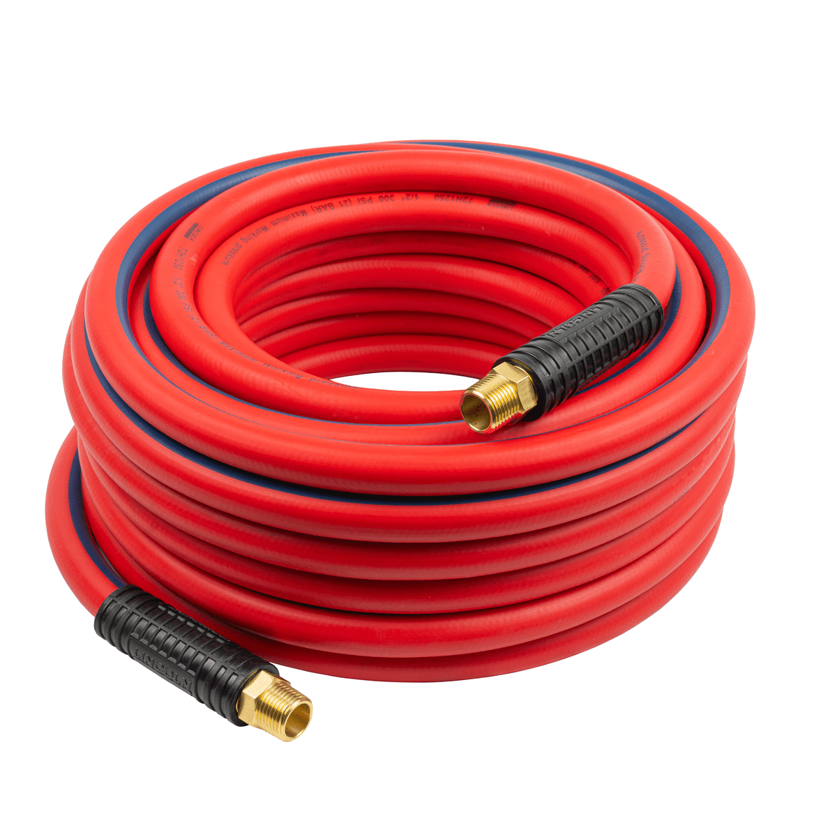 Lincoln 72H1250 50' x 1/2" ID Air/Water Hybrid Polymer Rep. Hose for 83754 Reel