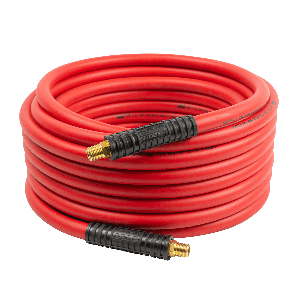 Lincoln 72N3850 50' x 3/8" ID Air/Water Hybrid Polymer Repl. Hose for 83753 Reel