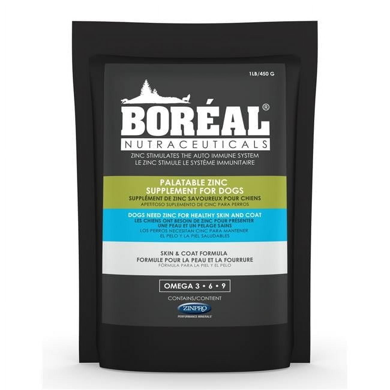 Lincoln Biotech 351920 1 lbs Boreal Zinc Supplement Powder for Dogs