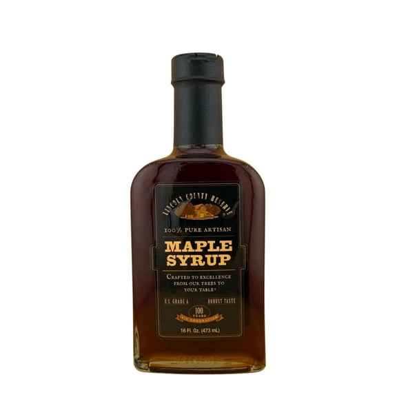 Lincoln County Reserve 100% Pure Artisan Maple Syrup Grade A Robust Taste 16 Fl Oz