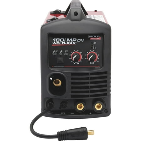 Lincoln Electric WELD-PAK Dual-Voltage 120/230V, 180 Amp, Inverter MIG Welder/Multi-Process Welder, Flux Core, Stick + TIG, Model# K5257-1