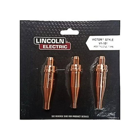 Lincoln Electric 249277 Victor Series 1 Acetylene Cutting Tips - Pack of 3