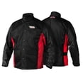 thumbnail image 1 of Lincoln Electric K2987 Shadow Grain Leather Sleeve Welding Jacket, Large, 1 of 6