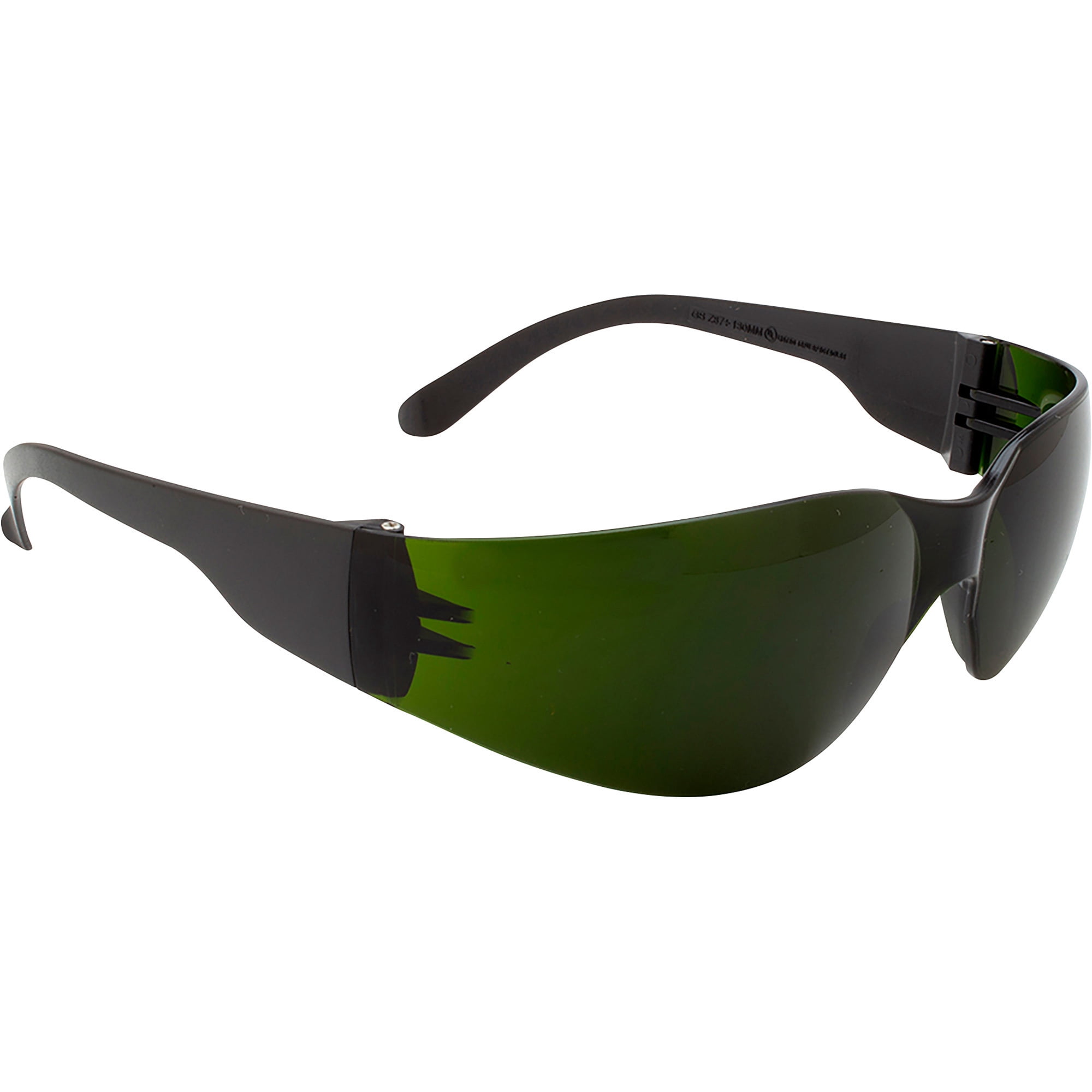Lincoln Electric K3688-1 Protective Safety Glasses, Black Frame, IR Shade 5 Lens - Quantity 1
