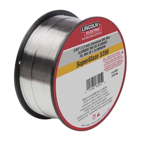 Lincoln Electric MIG Welding Wire,5356,.045,Spool ED030314