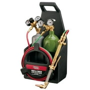 Lincoln Electric Port-A-Torch Kit with Oxygen and Acetylene Tanks for Cutting Welding and Brazing