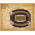 thumbnail image 1 of Lincoln Financial Field Football Seating Chart Art Print - 11x14 Unframed Art Print - Great Sports Bar Decor and Gift for Football Fans, 1 of 6