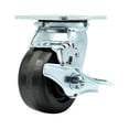 thumbnail image 1 of Lincoln HP369390 4 Inch Replacement Caster with Brake – Service Caster Brand, 1 of 2