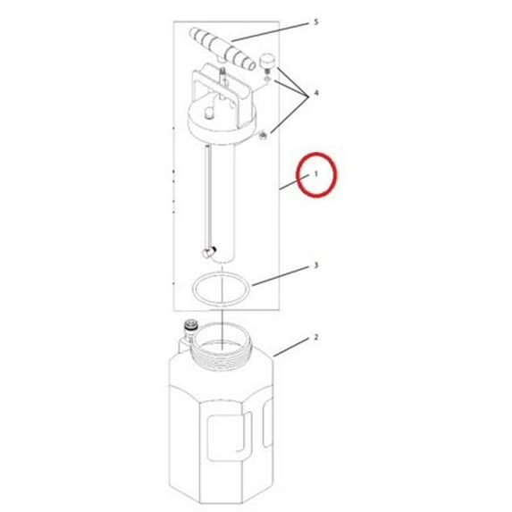 Lincoln Industrial USA LN801230 Lid with Pump Assembly