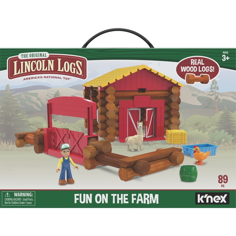 Lincoln Logs Fun on the Farm, 102-Piece Building Set photo 1