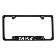 Lincoln MKC wordmark Black Coated Zinc Metal License Plate Frame bottom engraved 4 hole