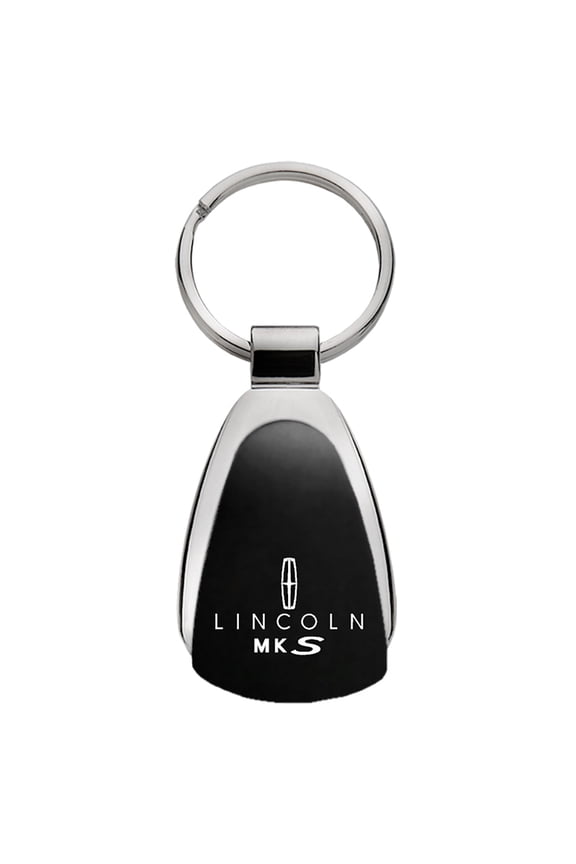 Lincoln MKS Teardrop Key Chain (Black)