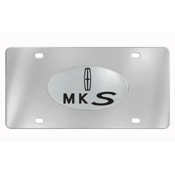 Lincoln MKS decorative vanity license plate cover 4 hole