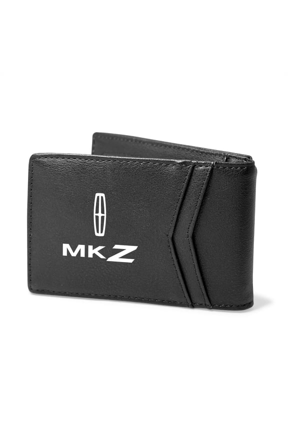 Lincoln MKZ Black PU Leather Slim RFID Resistant Bi-fold Men Wallet