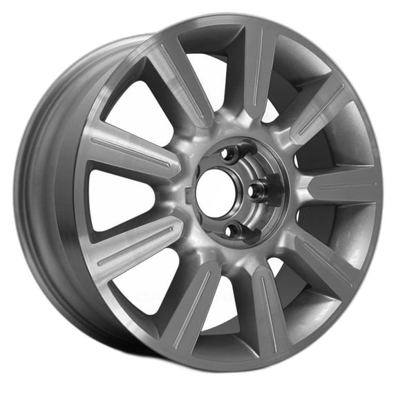 2010-2012 Lincoln MKZ 17" Machined Silver OEM Factory Wheel Rim 9H6Z1007A