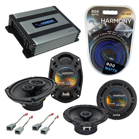 Lincoln Mark VII 84-88 OEM Speaker Replacement Harmony R65 R69 & HA-A400.4 Amp