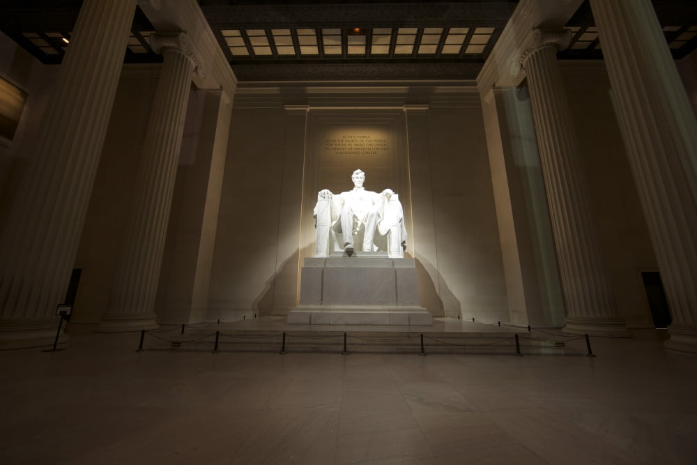 Lincoln Memorial Washington DC USA Canvas Art - Terry MooreStocktrek Images (18 x 12)