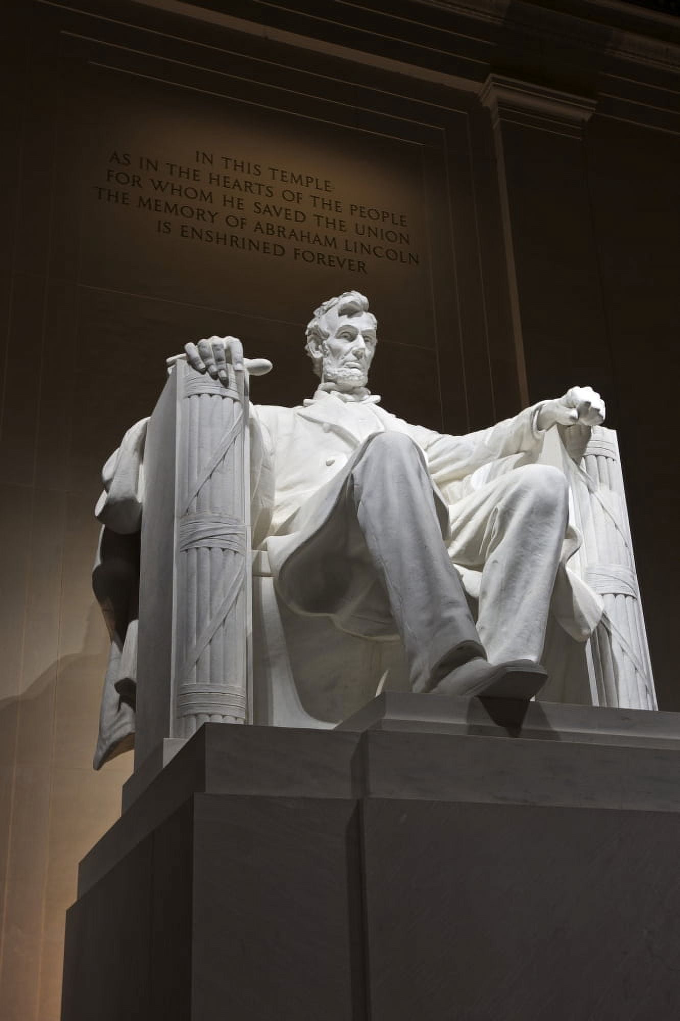 Lincoln Memorial Washington DC USA Canvas Art - Terry MooreStocktrek Images (23 x 35)