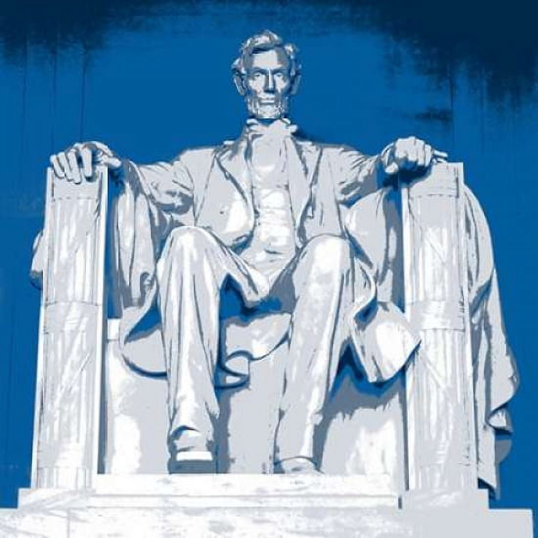 Lincoln Monument Canvas Art - Jim Christensen (24 x 24)