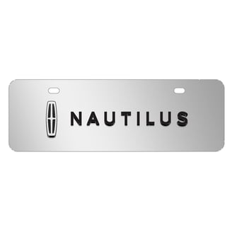 Elite Automotive Polished Chrome License Plate Frame For Lincoln Nautilus – Front Or Rear, Universal Fit
