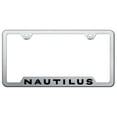 thumbnail image 1 of Lincoln Nautilus Laser Etched Logo Cut-Out License Plate Frame (Brushed Chrome), 1 of 3