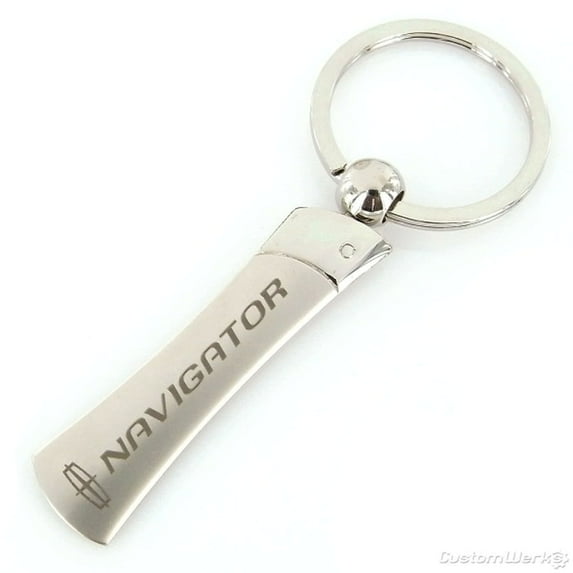 Lincoln Navigator Blade Key Chain (Chrome)