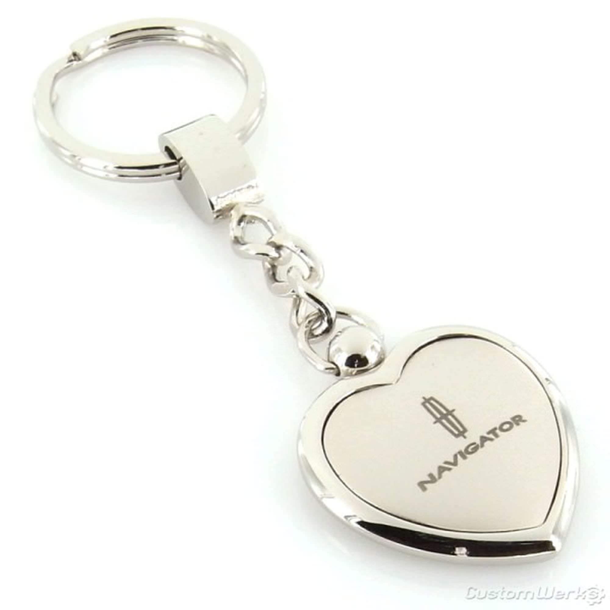 Lincoln Purse Shape Keychain (Chrome