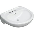 thumbnail image 1 of Lincoln Products 020483 19-1/2" X 17-3/8" White Pedestal Lavatory Top, 1 of 4
