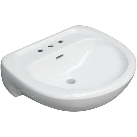 Lincoln Products 020483 19-1/2" X 17-3/8" White Pedestal Lavatory Top