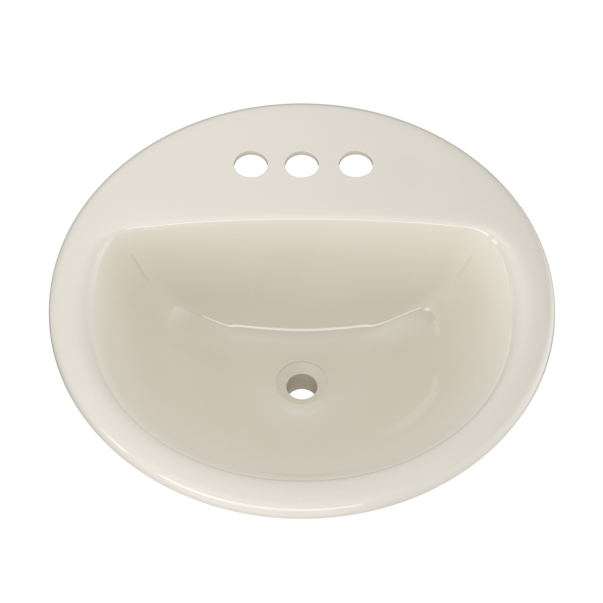 Bootz, Laurel Round Drop In Lavatory Sink, 19 In. White, 6 Pack