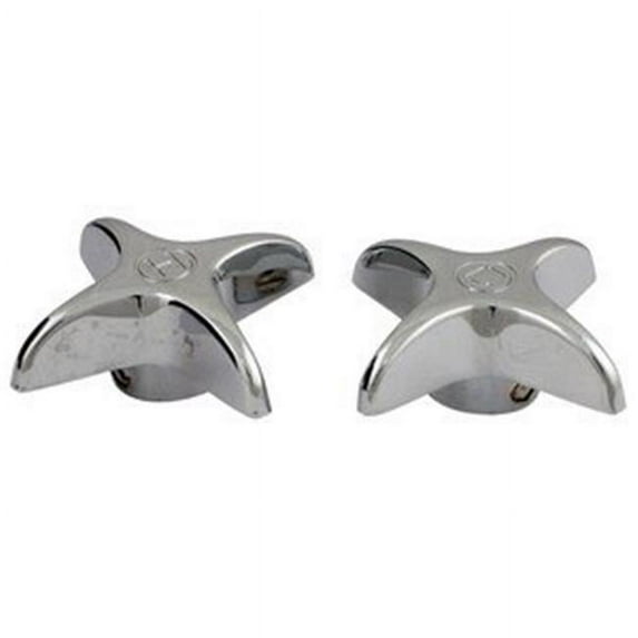 Lincoln Products LIN101483 Vise Grip Cross Handle Cap, Polished Chrome