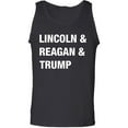 thumbnail image 1 of Lincoln & Reagan & Trump Adult Tank Top, 1 of 3
