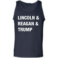 thumbnail image 1 of Lincoln & Reagan & Trump Adult Tank Top, 1 of 3