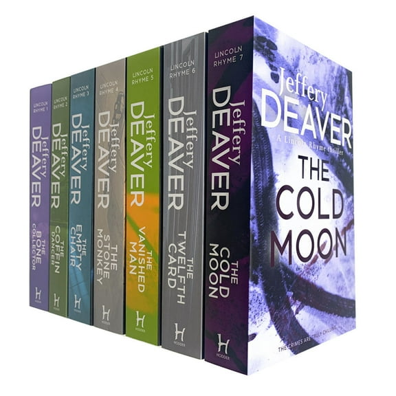 Lincoln Rhyme Thrillers Series By Jeffery Deaver 7 Books Collection - Fiction - Paperback