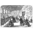 thumbnail image 1 of Lincoln School Of Art 1864. Nexhibition At The Lincoln School Of Art In England. Wood Engraving 1864. Print by, 1 of 3