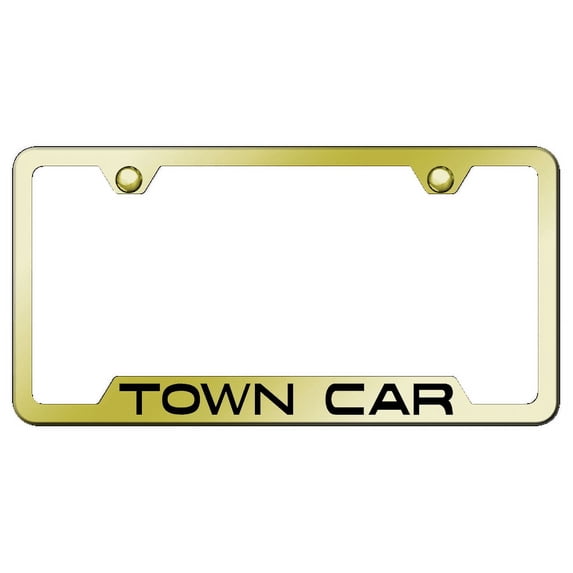Lincoln MKZ License Plate Frame – Chrome, Stainless Steel, With Screw Covers, Made In USA