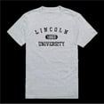 thumbnail image 1 of Lincoln University Blue Tigers Distressed Arch College T-Shirt, Heather Grey - Medium, 1 of 1