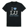 thumbnail image 1 of Lincoln University Blue Tigers I Love T-Shirt, Black - Extra Large, 1 of 1