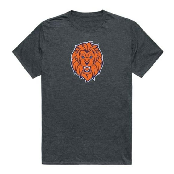Lincoln University Lions Cinder College T-Shirt, Heather Charcoal - Extra Large