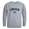thumbnail image 1 of Lincoln University Lions Dad Crewneck Sweatshirt, Heather Grey - Small, 1 of 1