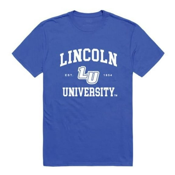 Lincoln University Lions Seal College T-Shirt, Royal - Small