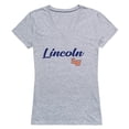 thumbnail image 1 of Lincoln University Lions Women Script T-Shirt, Heather Grey - 2XL, 1 of 1