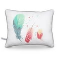 thumbnail image 1 of Lincove Feathers Print Pillow, 1 of 4